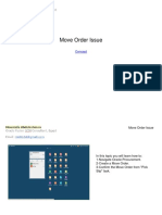 Move Order Issue
