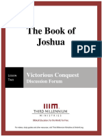 The Book of Joshua – Lesson 2 – Forum Transcript