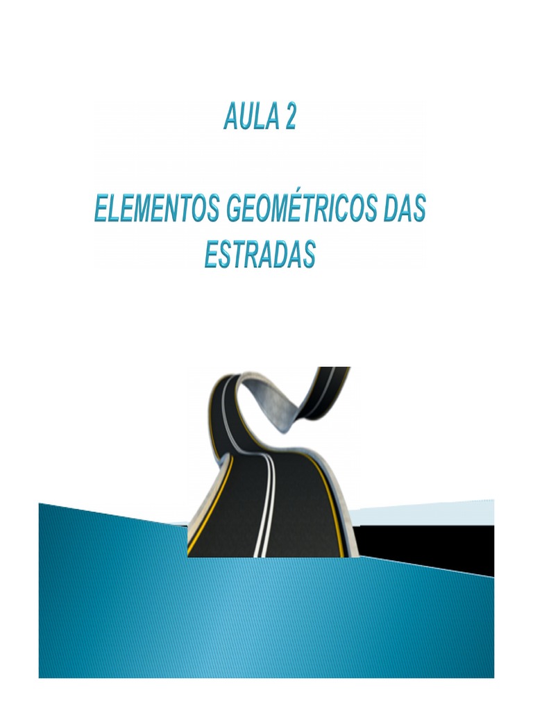 Elementos Geométricos de Estradas | PDF | Geometria | Espaço