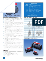Datasheet Type 21 Ball Valves PDF