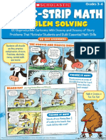 Dan Greenberg Comic-Strip Math Problem Solving 80 Reproducible Cartoons With Dozens and Dozens of Story Problems That Motivate Students and Build Essential Math Skills