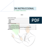 Guion y Diseño Instruccional