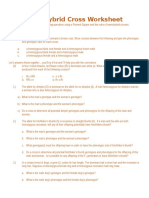 CSEC Biology - Monohybrid Cross Worksheet 1