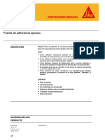 Puente Adherencia Epoxico Union Monolitica Concreto Sikadur 32