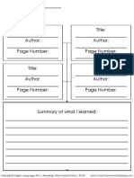 graphic organizers