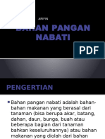 Bahan Pangan Nabati