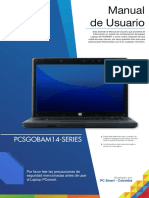Manual de Usuario Pcsgobam14-Series