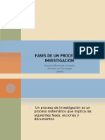 Fases proceso investigación