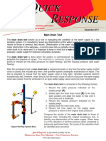 QR 1211 Main Drain Test