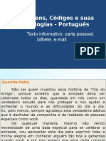 Texto Informativo Carta Pessoal, E-mail.