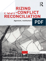 Theorizing Post-Conflict Reconciliation