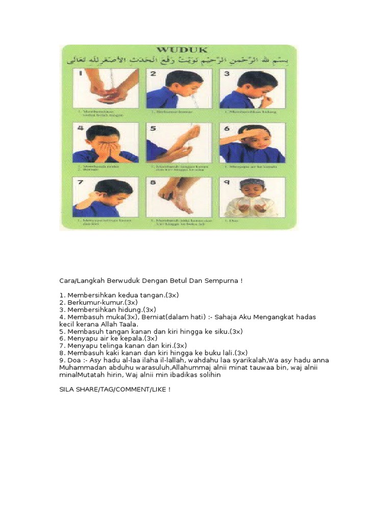 Cara Cara Ambik Wuduk Pdf