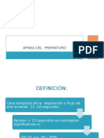 Apnea Del Prematuro