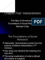 The Foundations of Social Research Ch 5