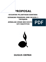 Proposal Pelantikan Bantara