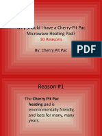 Why Should I Have a Cherry-Pit Pac Microwave