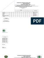 Ceklis Kebersihan, Jadwal Monitoring Diluar Gedung, Akreditasi PKM