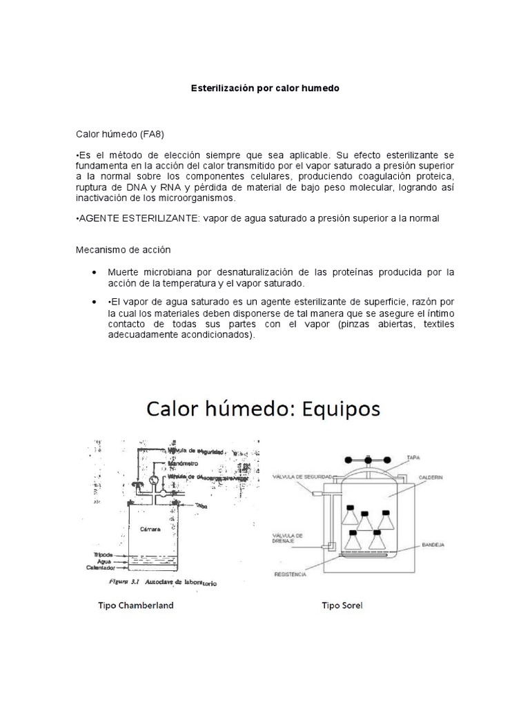 Esterilización Por Calor Humedo