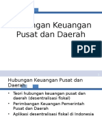 Hubungan Keuangan Pusat Dan Daerah