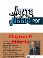 Wants vs. Needs