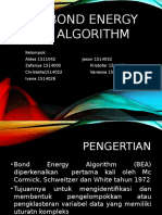 Bond Energy Algorithm