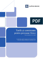 Tarif Comisioane PF