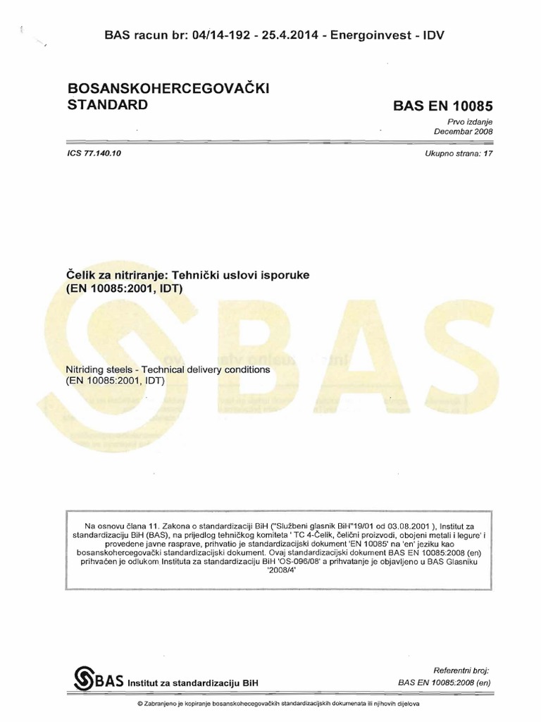 10-Bas en 10085 - 2008 | PDF