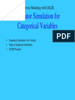 Indicator Simulation For Categorical Variables