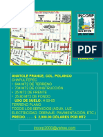 POLANCO - Esquina Con Terreno de 644 M2.