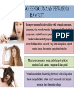 Efek Samping Penggunaan Pewarna Rambut