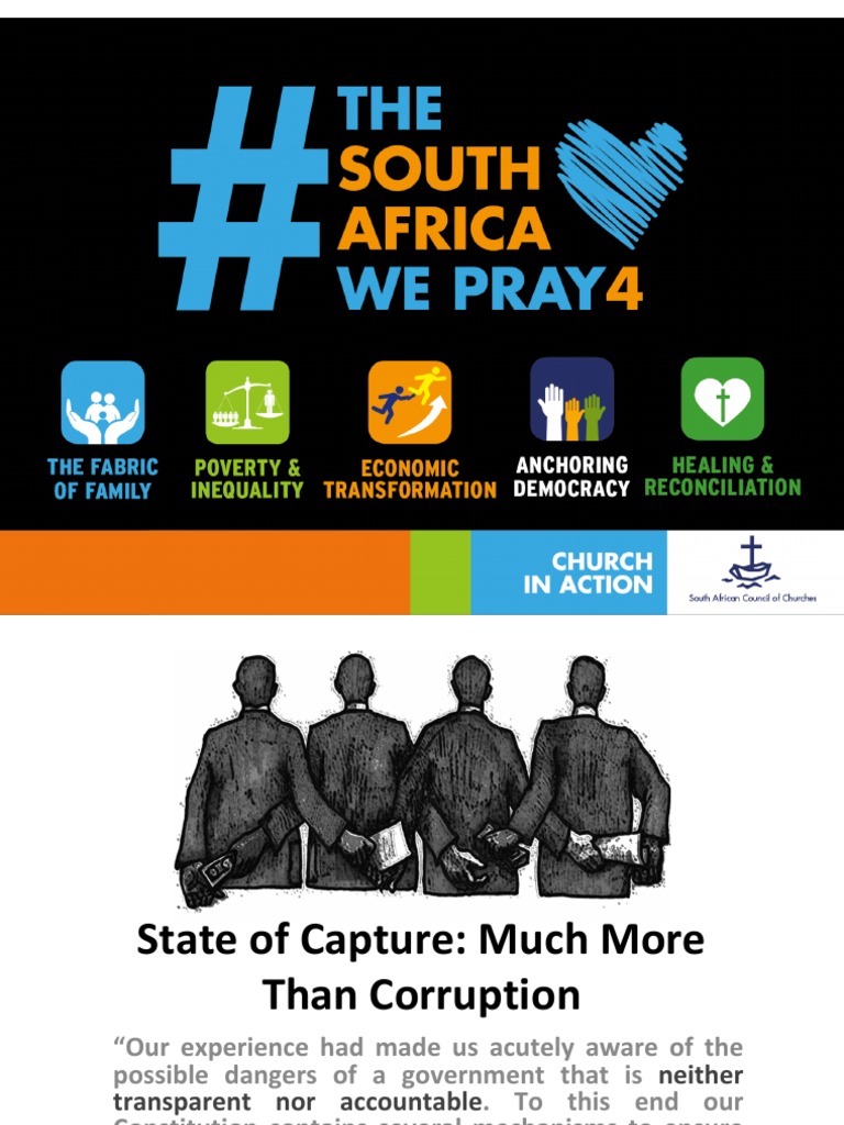 SACC Presentation On State Capture | PDF | Jacob Zuma | Government