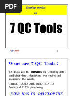 7 QC Tools: Training Module On | PDF | Scatter Plot | Chart