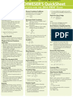 Notes 2016 FRM Quick Sheet