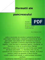 Malformatii Pancreas