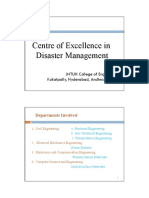 Centre of Excellence in Disaster Management: JNTUH College of Engineering Kukatpally, Hyderabad, Andhra Pradesh