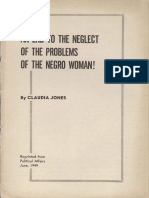 The oppression and economic hardships faced by Negro women in America