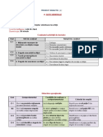 Proiect Didactic