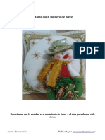 Molde Cojin de Nieve Brillante PDF