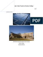 8 Solar Panels at Boston College Paper