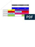 Horario 2017