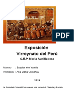 Exposición Virreynato Del Peru