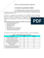 Analsis de Un Problema de Calidad