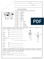 Atividade - Números Ordinais