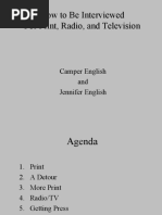 Download How to Be Interviewed Handout by Camper English SN34961485 doc pdf