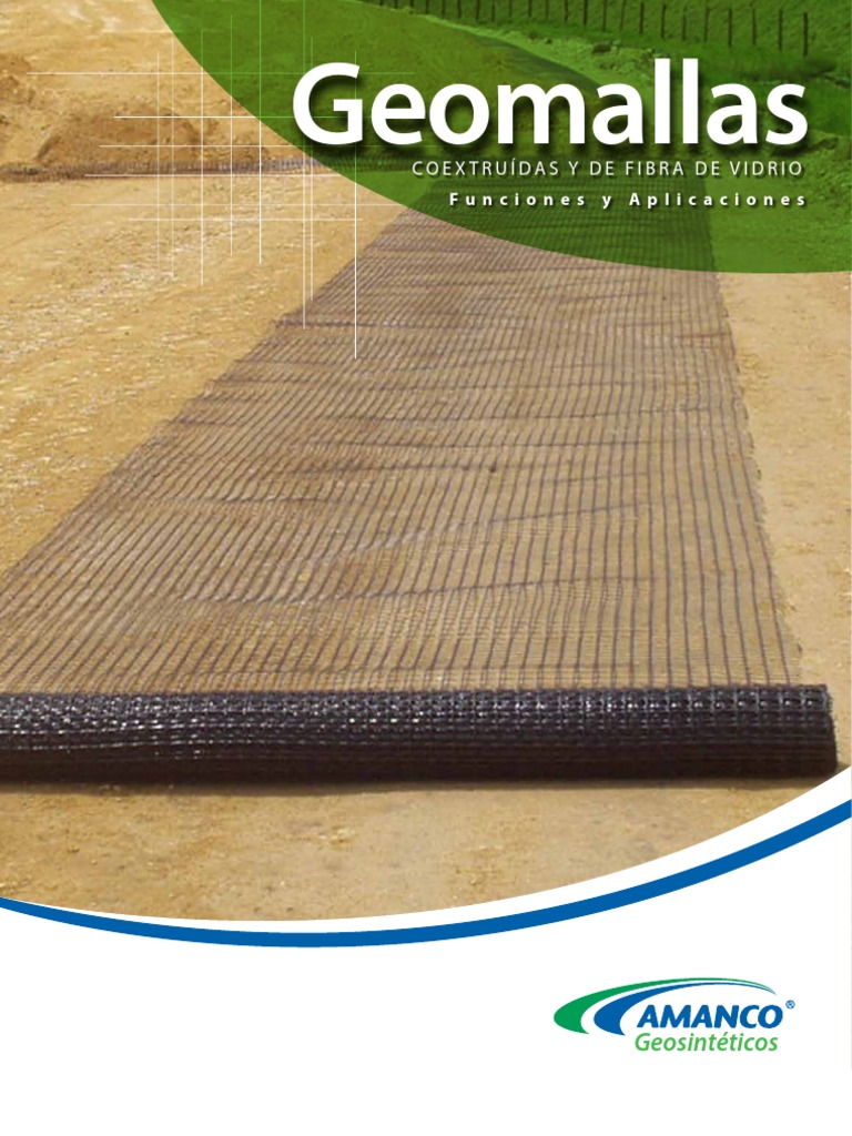 Aplicaciones de Geomallas en Infraestructura | PDF | Resistencia de ...