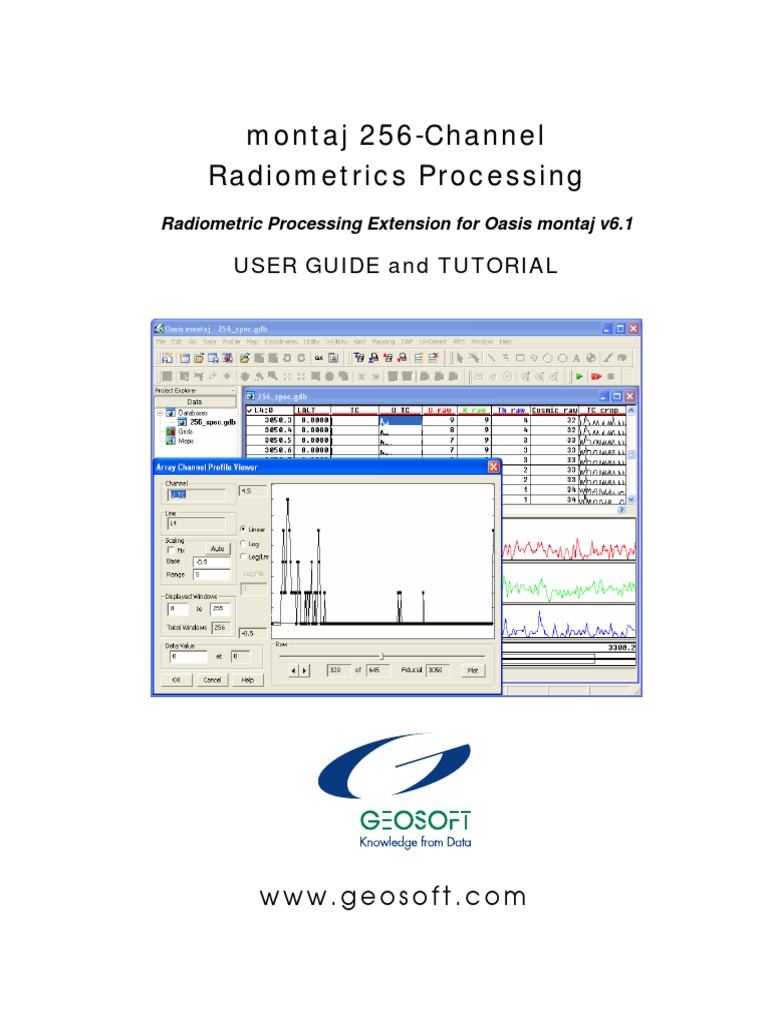 Montaj 256-Channel Radiometrics Processing: User Guide and Tutorial ...