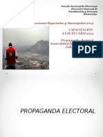 Propaganda - Neutralidad-Delitos Electorales