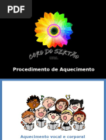 Procedimento de Aquecimento