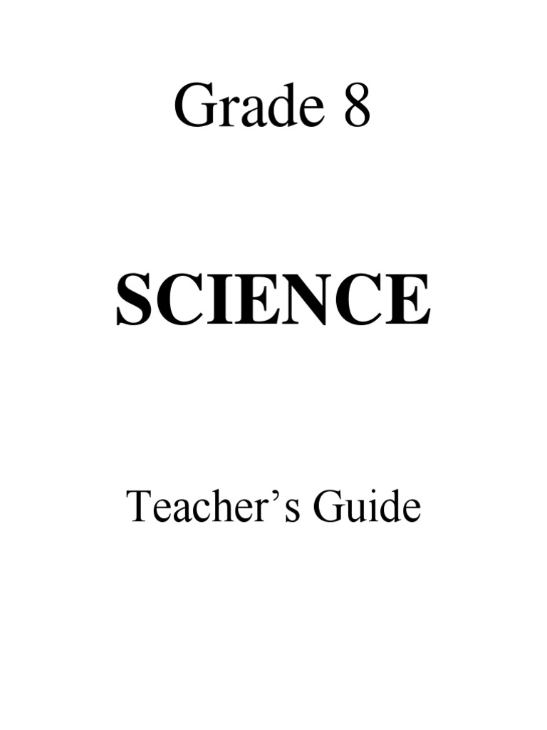Grade 8 Science PDF