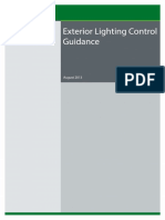 Exterior Lighting Control Guidance